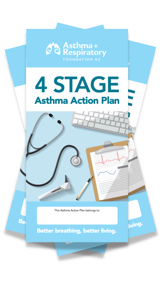 4 Stage Asthma Action Plans Cover