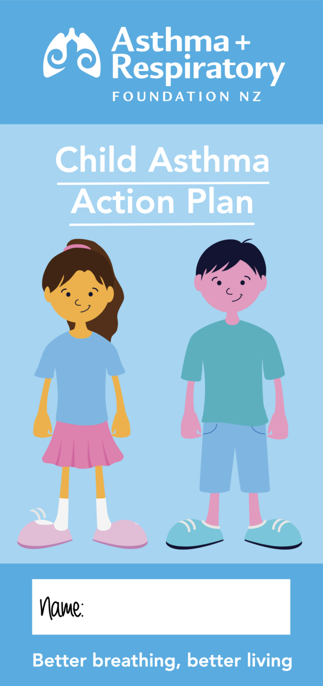 Child Asthma Action Plan Updated Cover