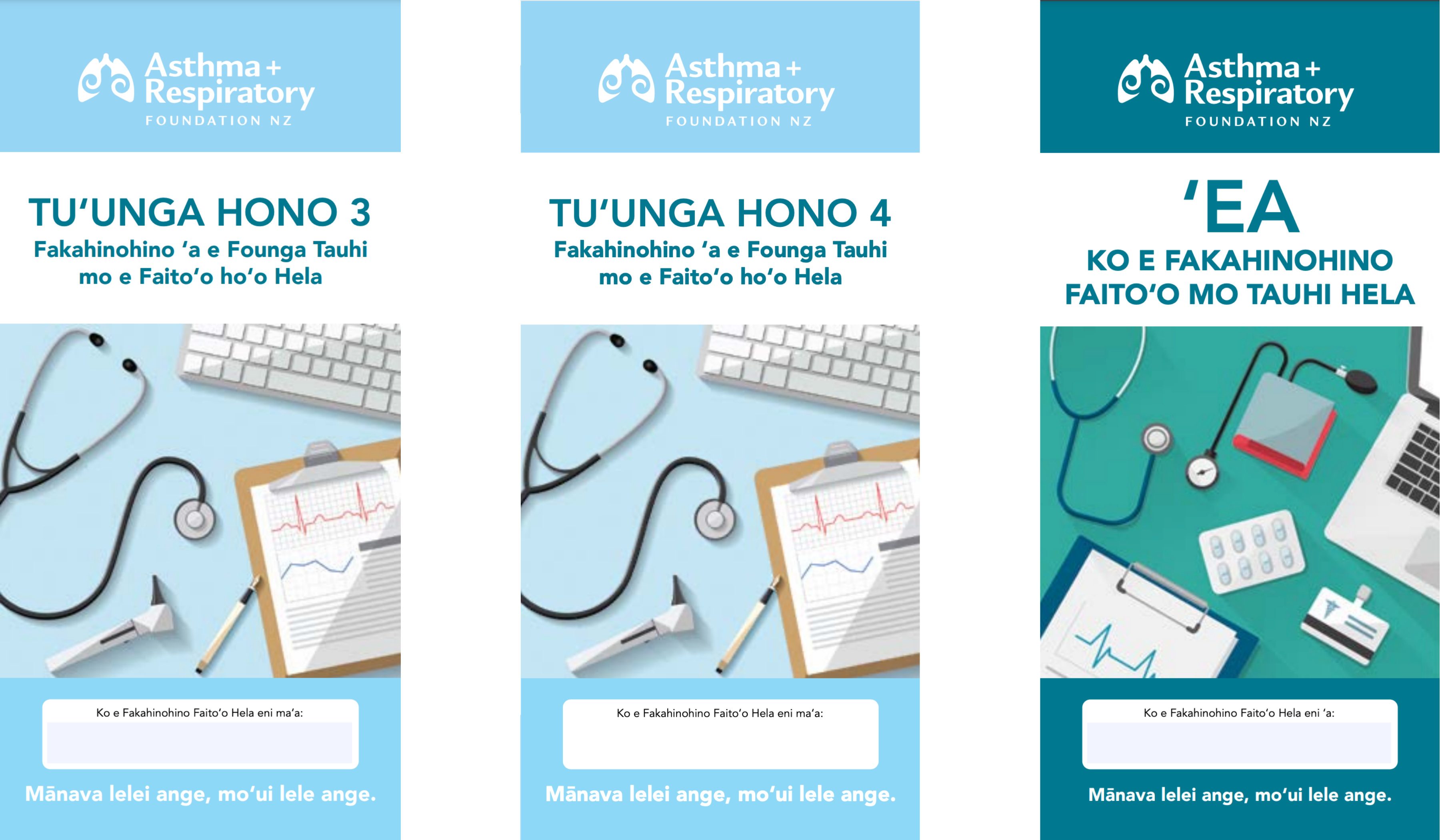 Adult Asthma Action Plans - Tongan