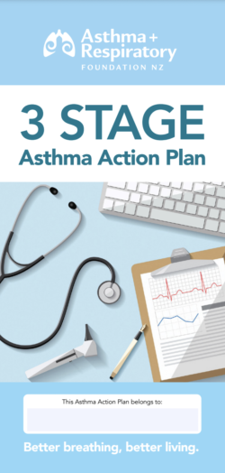 3 Stage Asthma Action Plan English Cover
