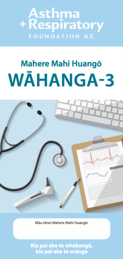 3 Stage Asthma Action Plan Te Reo Māori Cover