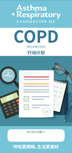 Copd Action Plan Simplified Chinese Cover