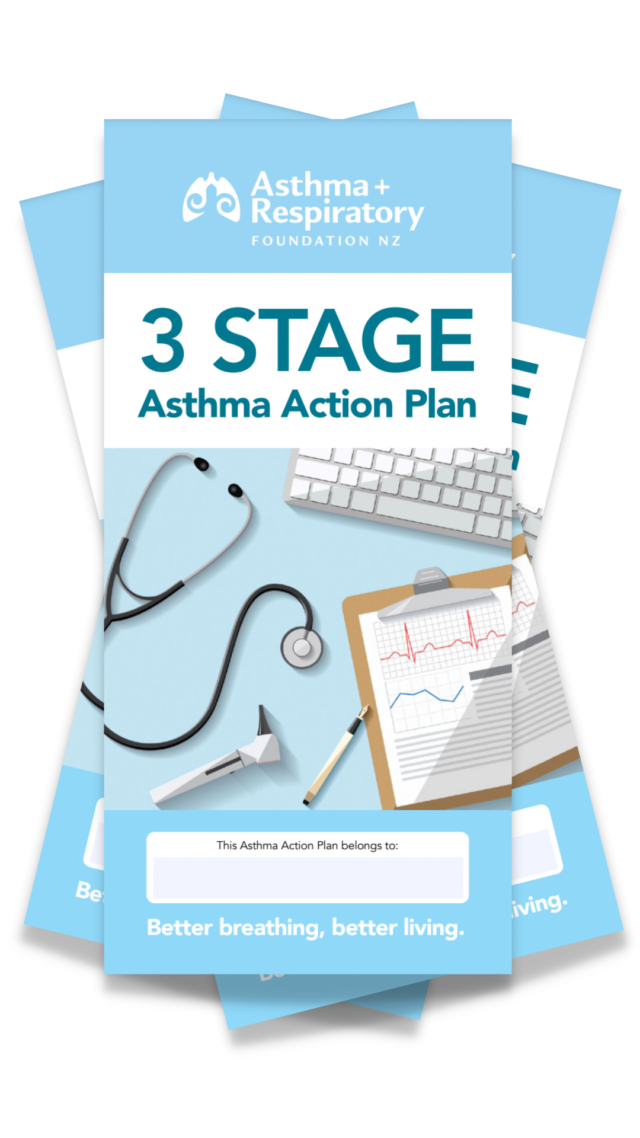 3 Stage Asthma Action Plans Cover