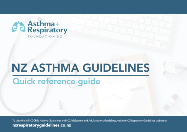 Nz Asthma Guidelines 2021 Screenshot